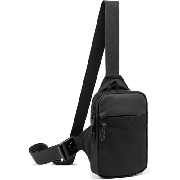 Mini Sling Bag for Men Black